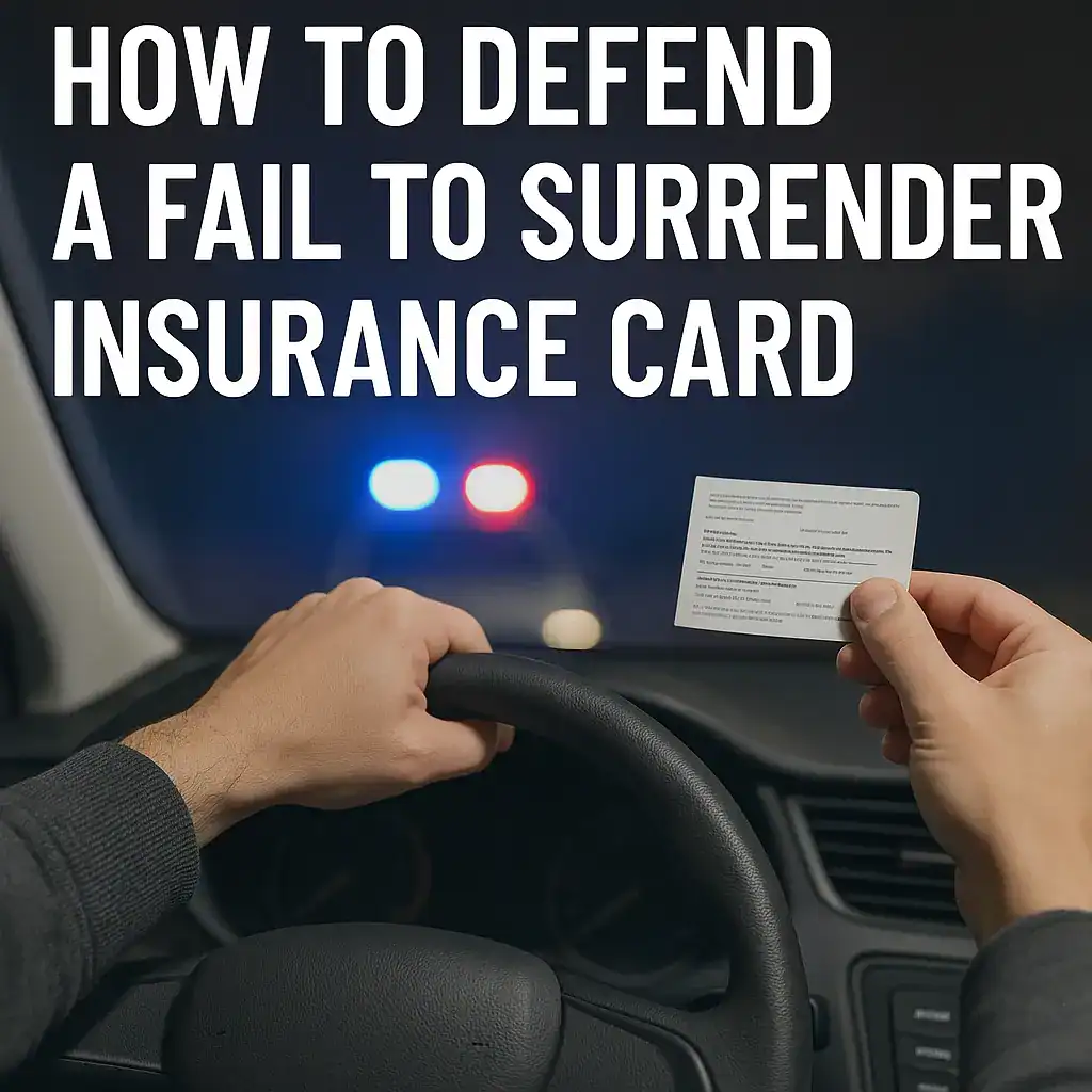 How to Defend a Fail to Surrender Insurance
