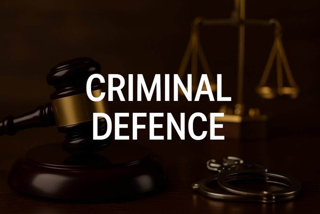 Gavel and scales of justice representing criminal defense legal services.