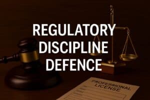 Legal gavel and scales of justice emphasizing regulatory law and legal discipline.